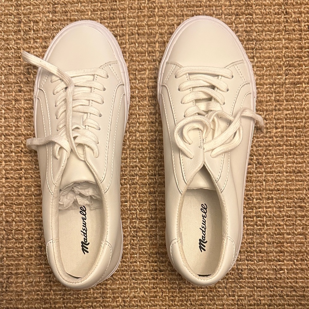 Madewell Women's White Sneakers--New